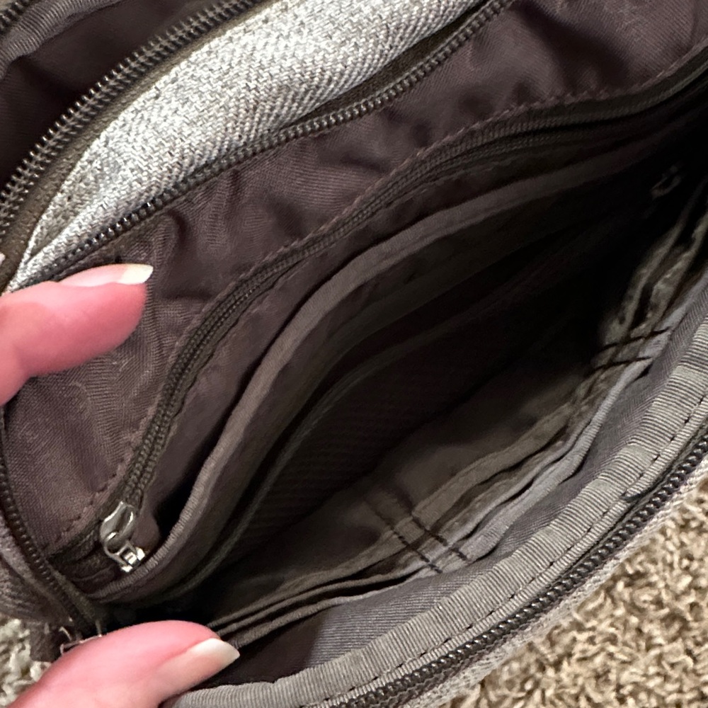 REI Crossbody Bag with Brown Feminine Embroidery Y2K Festival Pockets Granola - Picture 7 of 10